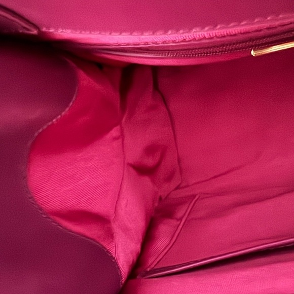 Zac Posen Leather Purple n Yellow Large Hand n Shoulder Bag. NWOT - Picture 10 of 17